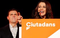 Inés Arrimadas beszédet mond a katalán tartományi választások után