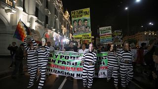 Proteste gegen Kuczynski in Lima