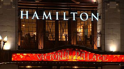 "Hamilton" opens in London