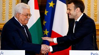 Macron ve Abbas'dan ortak Kudüs tepkisi