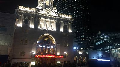 Hamilton Müzikali Londra'da galasını yaptı