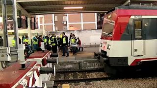 A baknak ütközött egy spanyol vonat, sérültek