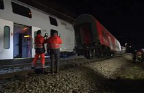 Dos heridos graves en un choque de trenes en Viena