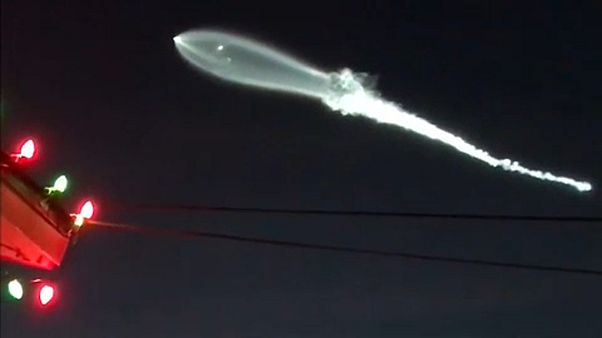 UFO-nak vélték a SpaceX rakétáját UFO-nak vélték a SpaceX rakétáját