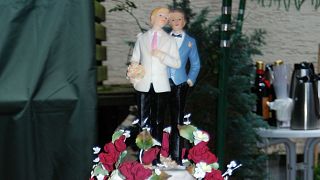 A heterosexual same-sex marriage in Dublin