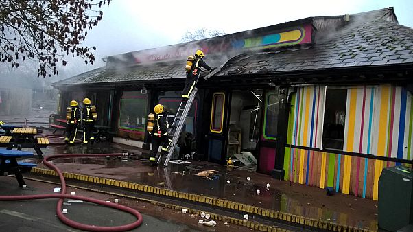 Incêndio no Jardim Zoológico de Londres Incêndio no Jardim Zoológico de Londres