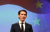 Austria's Chancellor Kurz holds a news conference 
