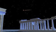 Δείτε τον Άγιο Βασίλη να πετάει πάνω από την Ακρόπολη!