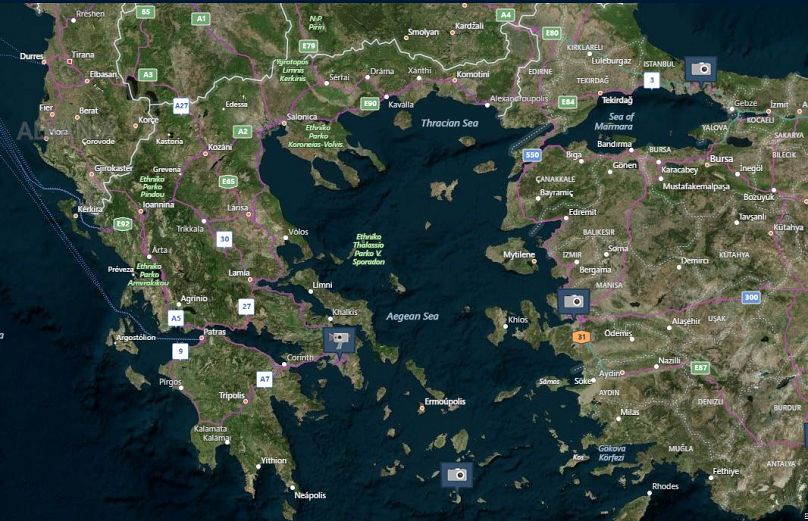 Το ταξίδι του Άγιου Βασίλη στην Ελλάδα, όπως το κατέγραψε η NORAD