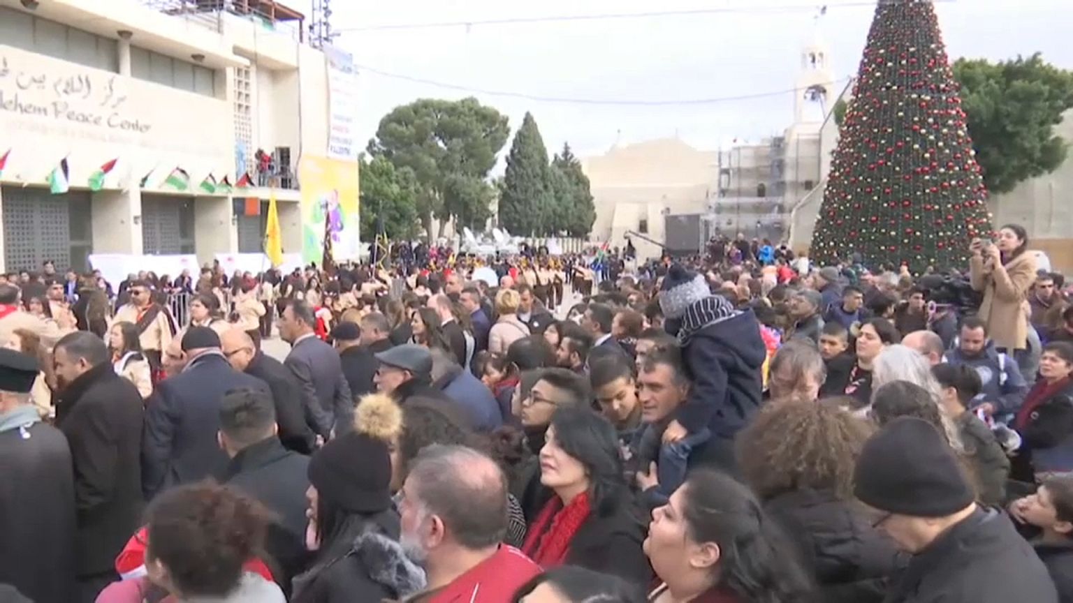 Weihnachtsfeierlichkeiten in Bethlehem