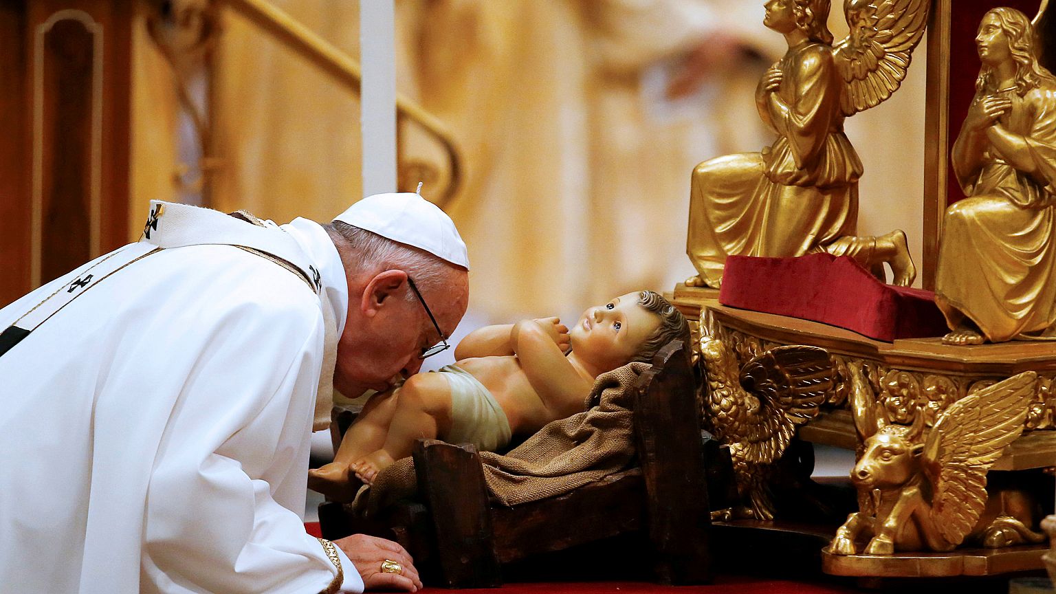 Papst Franziskus an Heiligabend