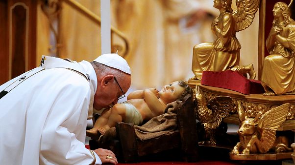 Papst Franziskus an Heiligabend Papst Franziskus an Heiligabend