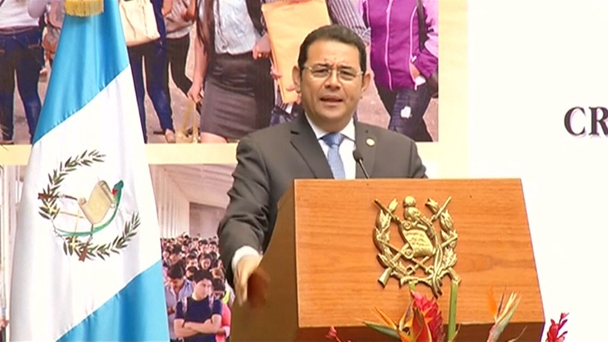 Jimmy Morales, presidente del Guatemala