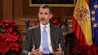 Spain's King Felipe VI delivers his traditional Christmas address 