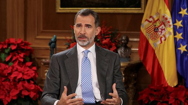 Spain's King Felipe VI delivers his traditional Christmas address Spain's King Felipe VI delivers his traditional Christmas address