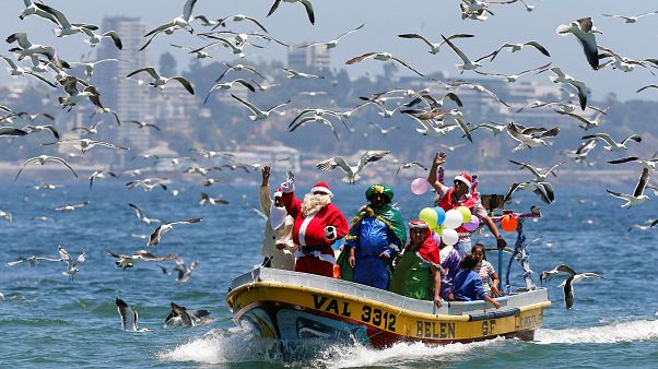 Natale in Valparaiso, Cile Natale in Valparaiso, Cile