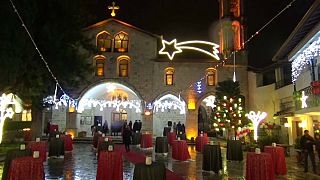 Hataylı Hristiyanlar Noel'de dünya barışı için dua etti