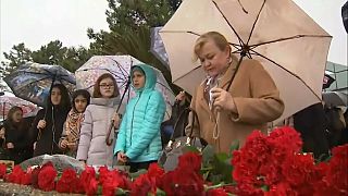 Trauer in Sotschi ein Jahr nach Flugzeugabsturz