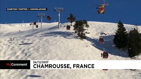 Rescate de altura en los Alpes franceses