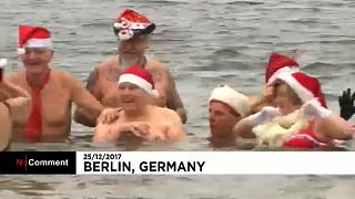 Bains de Noël à Berlin et à Londres