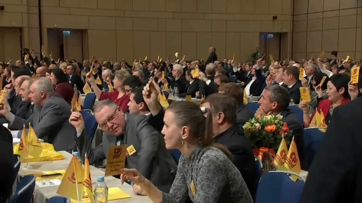 Members of 'A Just Russia' vote to not field a candidate