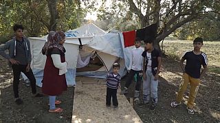 Flüchtlingsfamilie auf Chios: "Wir haben auf einem Feld gelebt"