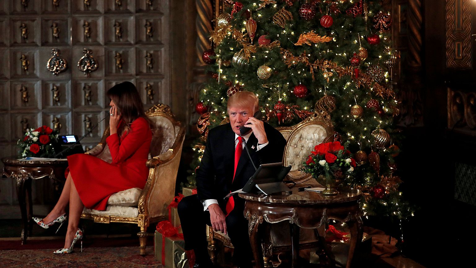 Donald Trump e la first lady Melania a Palm Beach, Florida