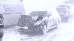 Снегопад в Японии