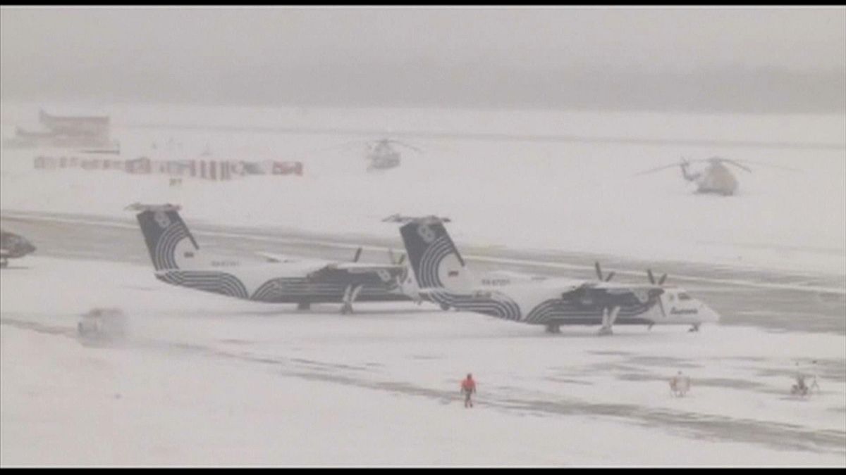 شاهد: حالة طوارئ في جزيرة ساخالين الروسية بسبب الثلوج