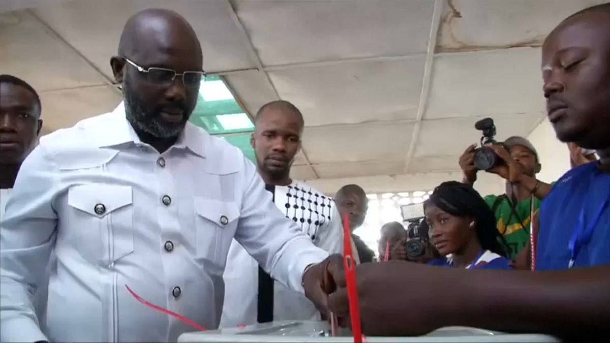 Liberians await presidential election result