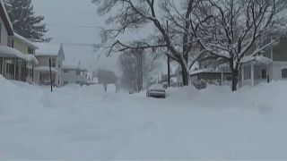 Erie, Pennsylvania  where record amounts of snow has fallen
