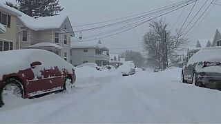 USA: Schneesturm legt Kleinstadt lahm