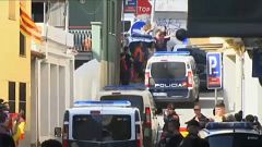 Retirada policial na Catalunha