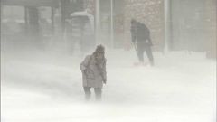 Schneestürme über Japan