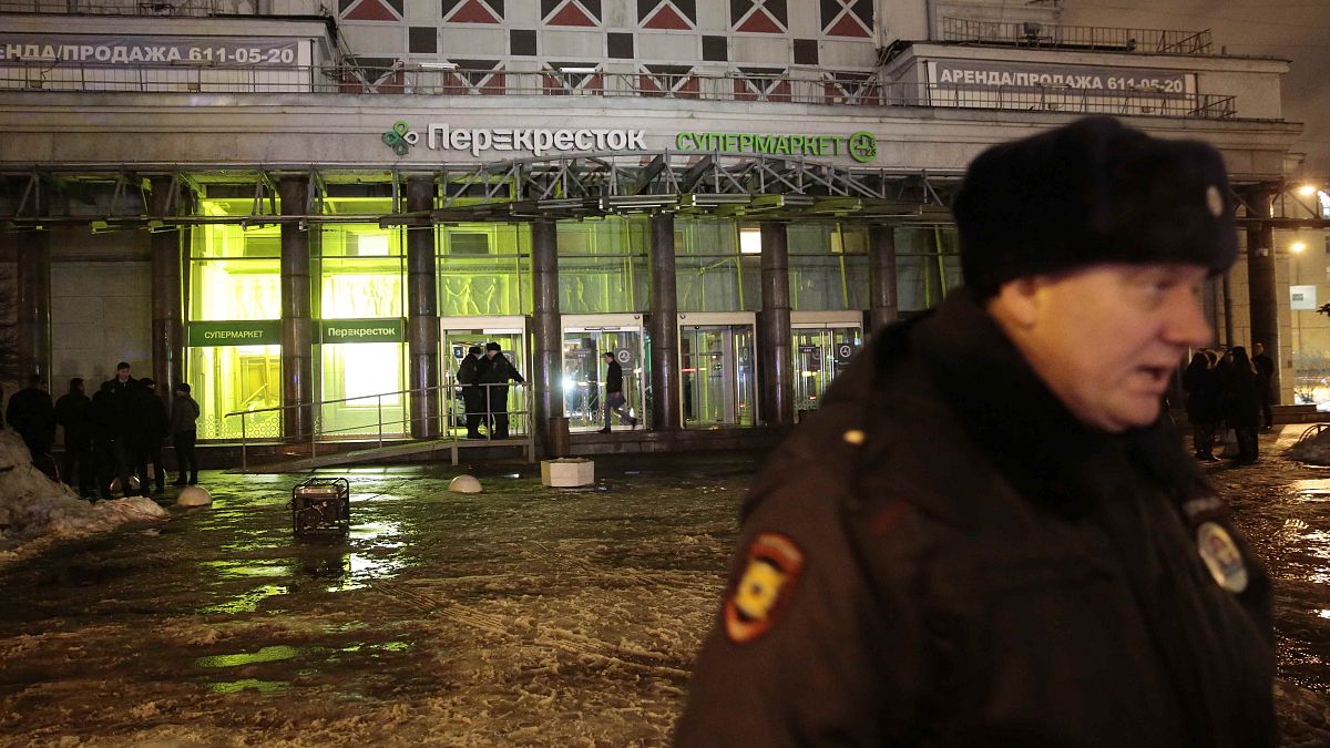 Взрыв в магазине в Петербурге 