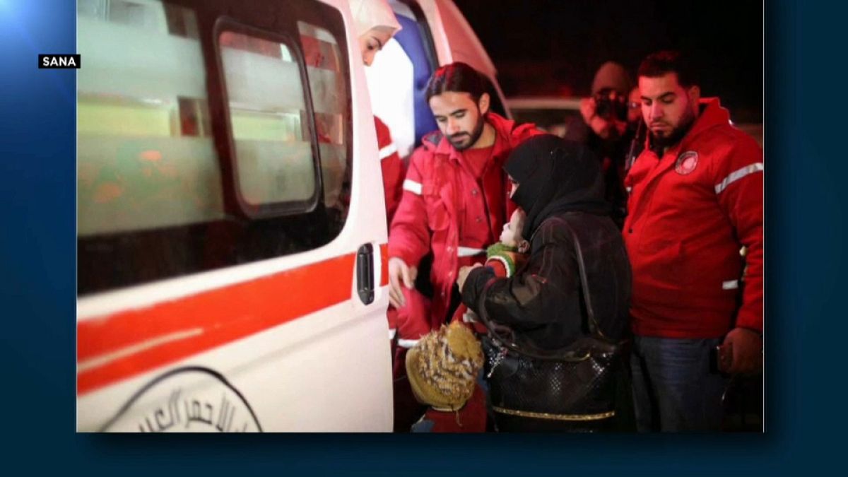 Evacuación de pacientes graves en Siria