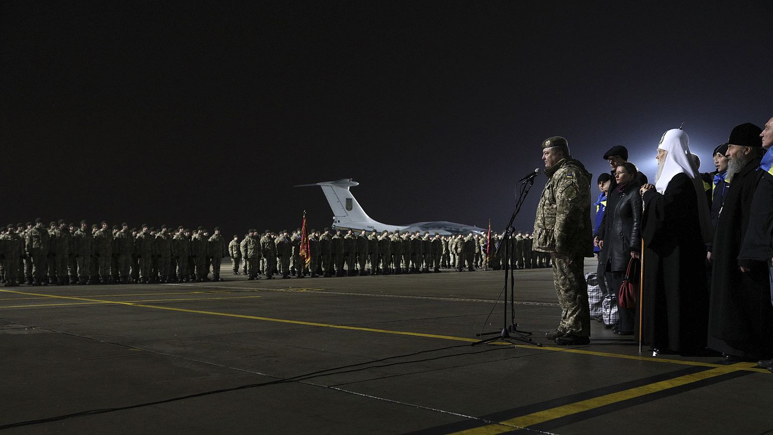 L'Ukraine et le Donbass accueillent leurs héros de guerre
