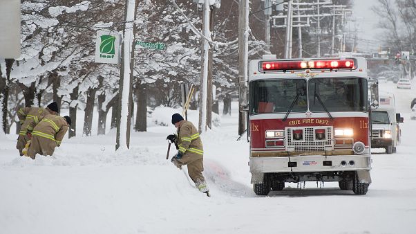 Nevão em Erie bate recorde na Pensilvânia Nevão em Erie bate recorde na Pensilvânia