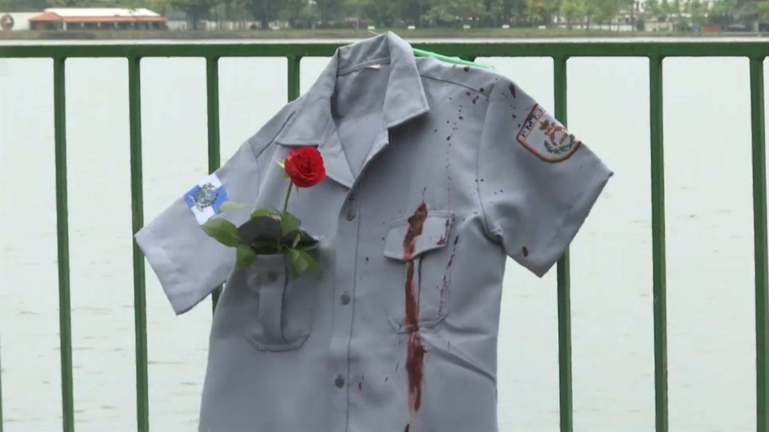 Tributes paid to killed police officers in Brazil