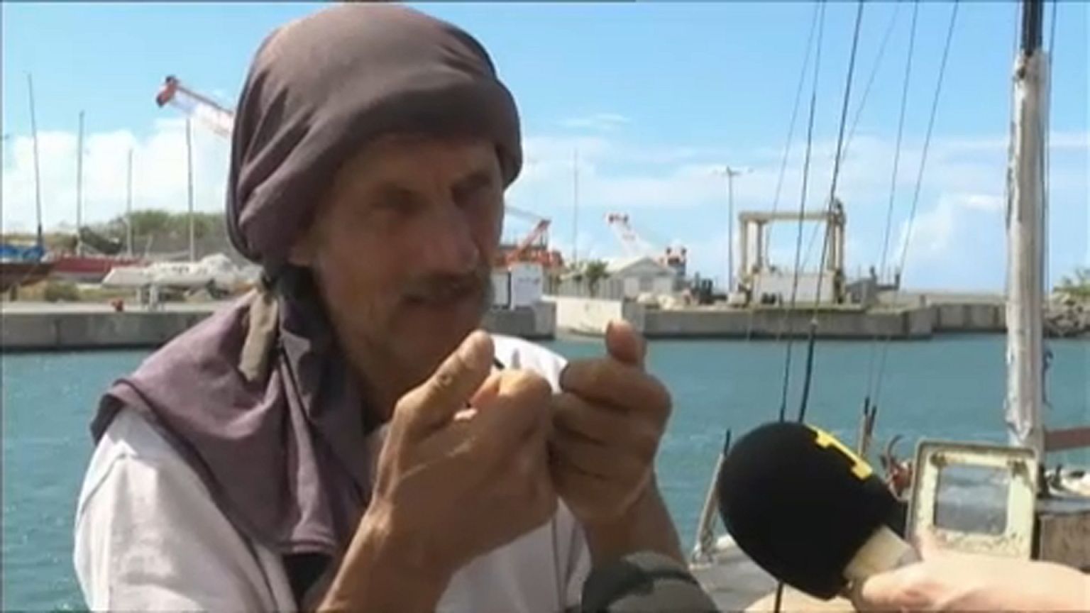 Rescatado tras naufragar siete meses en el Oceáno índico
