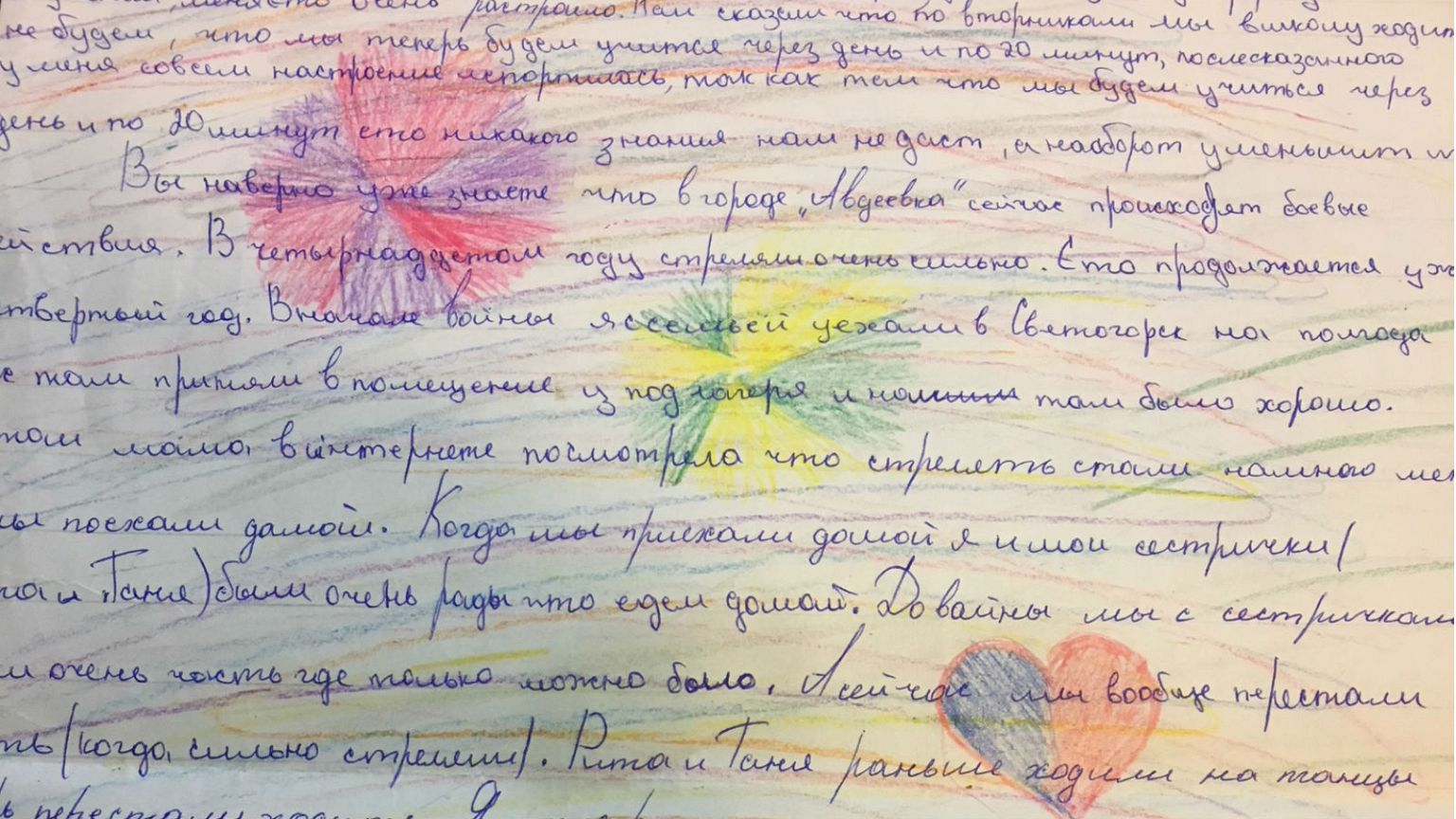View: Children yearn for education in eastern Ukraine
