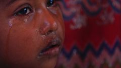 Enfant Rohingya au camp de Balukhali au Bangladesh, déc.2017