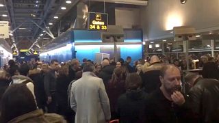 'Adverse weather' strands hundreds at London Stansted