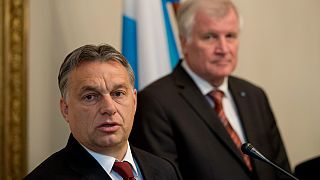 Orbán Viktor és Horst Seehofer bajor kormányfő 2014. 11. 6.-án Münchenben