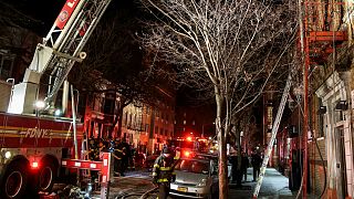 آتش سوزی در ساختمانی مسکونی در نیویورک