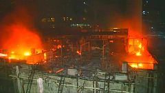 Trágico incendio en un restaurante de Bombay 