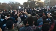 عکس منتسب به تظاهرات کرمانشاه، یورونیوز مستقلا صحت عکس را تایید نمی‌کند