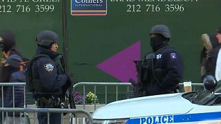 Armed officers will be on patrol with the crowds in Times Square