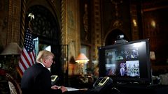 No comment: Trump