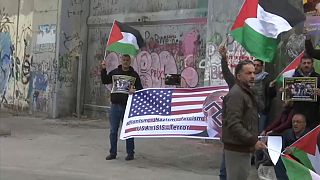 Cuarto día de protestas contra Trump en Gaza y Cisjordania